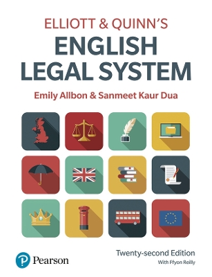 Elliott & Quinn's English Legal System by Emily Allbon