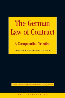 The The German Law of Contract by Angus C Johnston