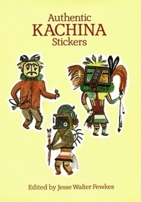 Authentic Kachina Stickers book