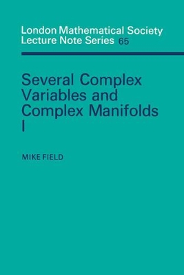 Several Complex Variables and Complex Manifolds I book
