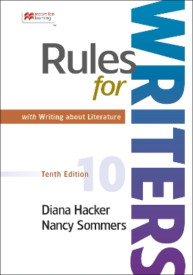 Rules for Writers with Writing about Literature (Tabbed Version) by Diana Hacker