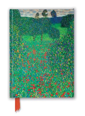 Gustav Klimt: Poppy Field (Foiled Journal) book