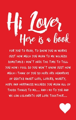 Hi Lover book