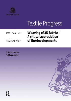 Weaving of 3D Fabrics by N. Gokarneshan