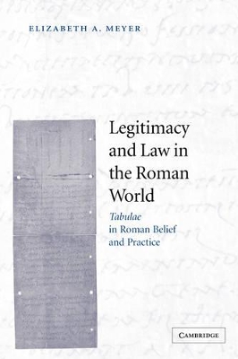 Legitimacy and Law in the Roman World book