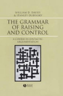 Grammar of Raising and Control book