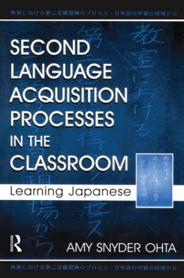 Second Language Acquisition Processes in the Classroom book