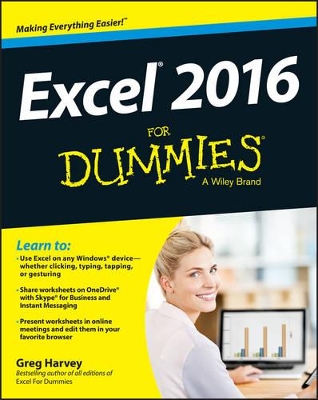 Excel 2016 For Dummies book