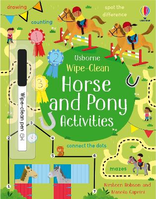 Wipe-Clean Horse and Pony Activities book