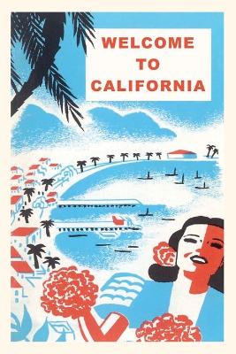 The Vintage Journal Welcome to California, Bay with Piers book