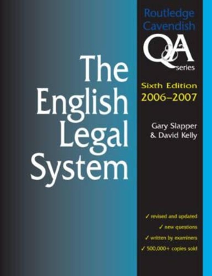 English Legal System Q&A by Gary Slapper
