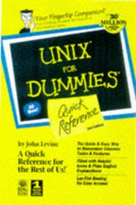 UNIX for Dummies Quick Reference by Margaret Levine Young