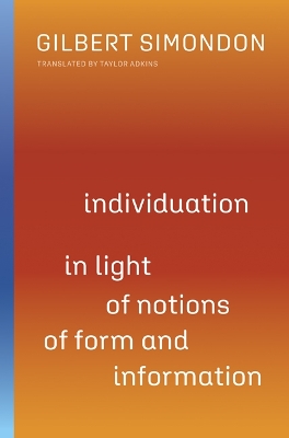 Individuation in Light of Notions of Form and Information book