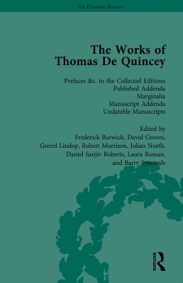 The Works of Thomas De Quincey, Part III vol 20 book