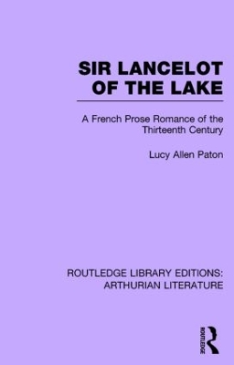 Sir Lancelot of the Lake book