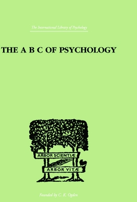 A B C Of Psychology book