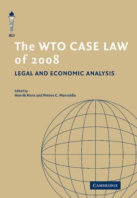 WTO Case Law of 2008 book