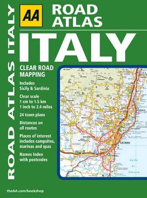 AA Road Atlas Italy book