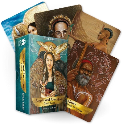 Angels and Ancestors Oracle Cards: A 55-Card Deck and Guidebook by Kyle Gray