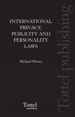 International Privacy, Publicity and Personality Laws book