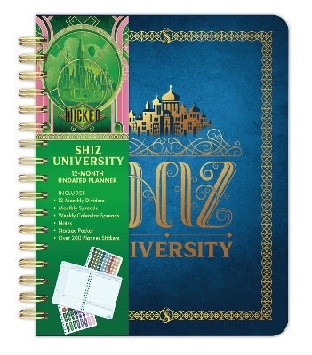 Wicked: Shiz University 12-Month Undated Planner book