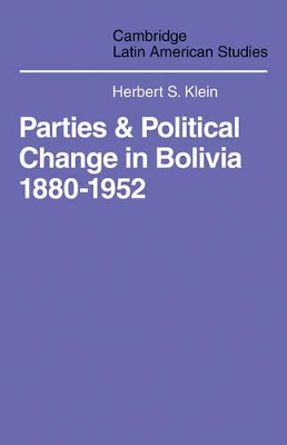 Parties and Politcal Change in Bolivia book