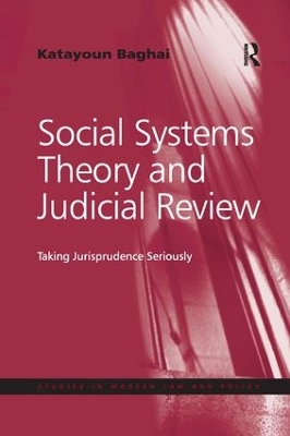 Social Systems Theory and Judicial Review book