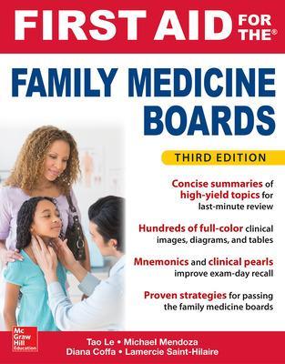 First Aid for the Family Medicine Boards, Third Edition book