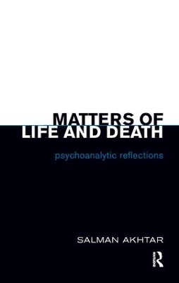 Matters of Life and Death book