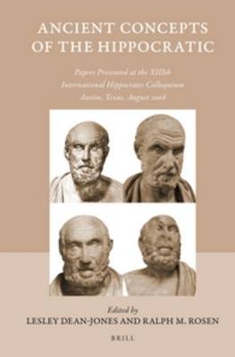 Ancient Concepts of the Hippocratic by Lesley Dean-Jones