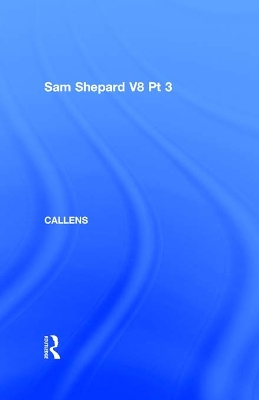 Sam Shepard V8 Pt 3 by Johan Callens