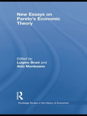 New Essays on Pareto's Economic Theory by Luigino Bruni