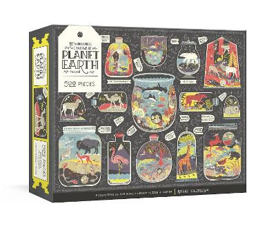 The Wondrous Workings of Planet Earth Puzzle: Ecosystems of the World 500-Piece Jigsaw Puzzle and Poster by Rachel Ignotofsky