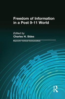 Freedom of Information in a Post 9-11 World book