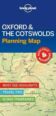 Lonely Planet Oxford & the Cotswolds Planning Map book