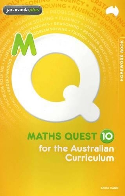 Maths Quest 10 for the Australian Curriculum Homework Book book