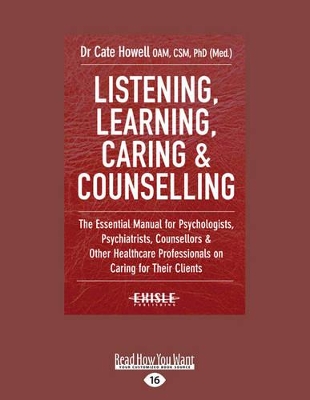 Listening, Learning, Caring & Counselling book