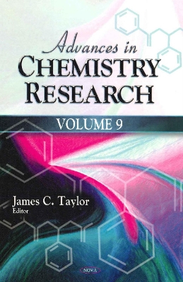 Advances in Chemistry Research book
