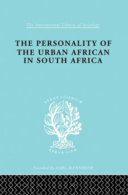 The Personality of the Urban African in South Africa by C. de Ridder