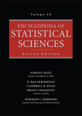 Encyclopedia of Statistical Sciences by Samuel Kotz