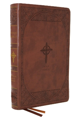 NABRE, New American Bible, Revised Edition, Catholic Bible, Large Print Edition, Leathersoft, Brown, Thumb Indexed, Comfort Print: Holy Bible book