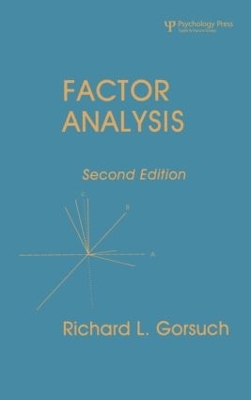 Factor Analysis by Richard L. Gorsuch