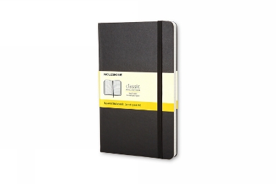 Moleskine Pocket Squared Hardcover Notebook Black book
