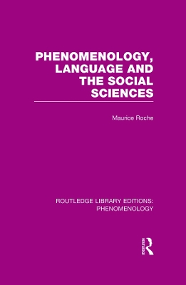 Phenomenology, Language and the Social Sciences book