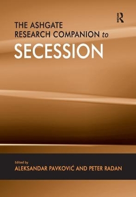 Ashgate Research Companion to Secession book