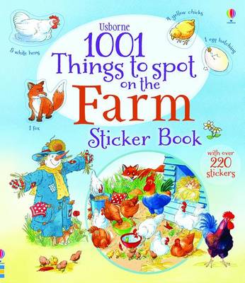 1001 Things to Spot on the Farm Sticker Book by Gillian Doherty