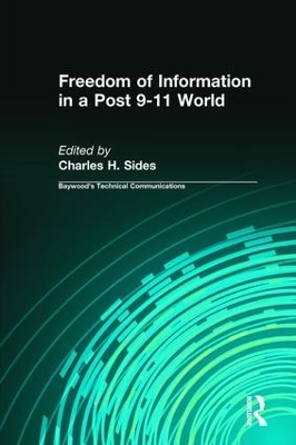 Freedom of Information in a Post 9-11 World by Charles Sides