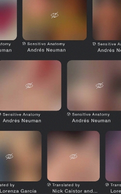 Sensitive Anatomy book