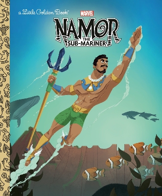 Namor the Sub-Mariner Little Golden Book (Marvel) book