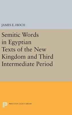 Semitic Words in Egyptian Texts of the New Kingdom and Third Intermediate Period by James E. Hoch